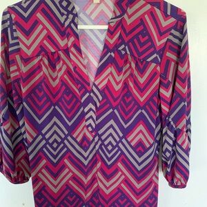 Geometric Patterned Women's dress